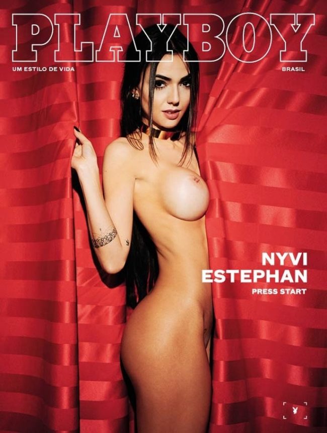 Nyvi Estephan Nua na Playboy