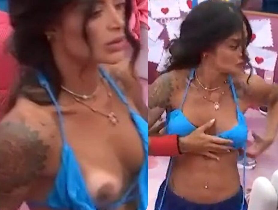 Caiu na net Aline Campos vazando peitinho no BBB 2026