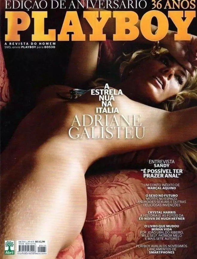 Adriane Galisteu Pelada na Playboy Agosto De 2011