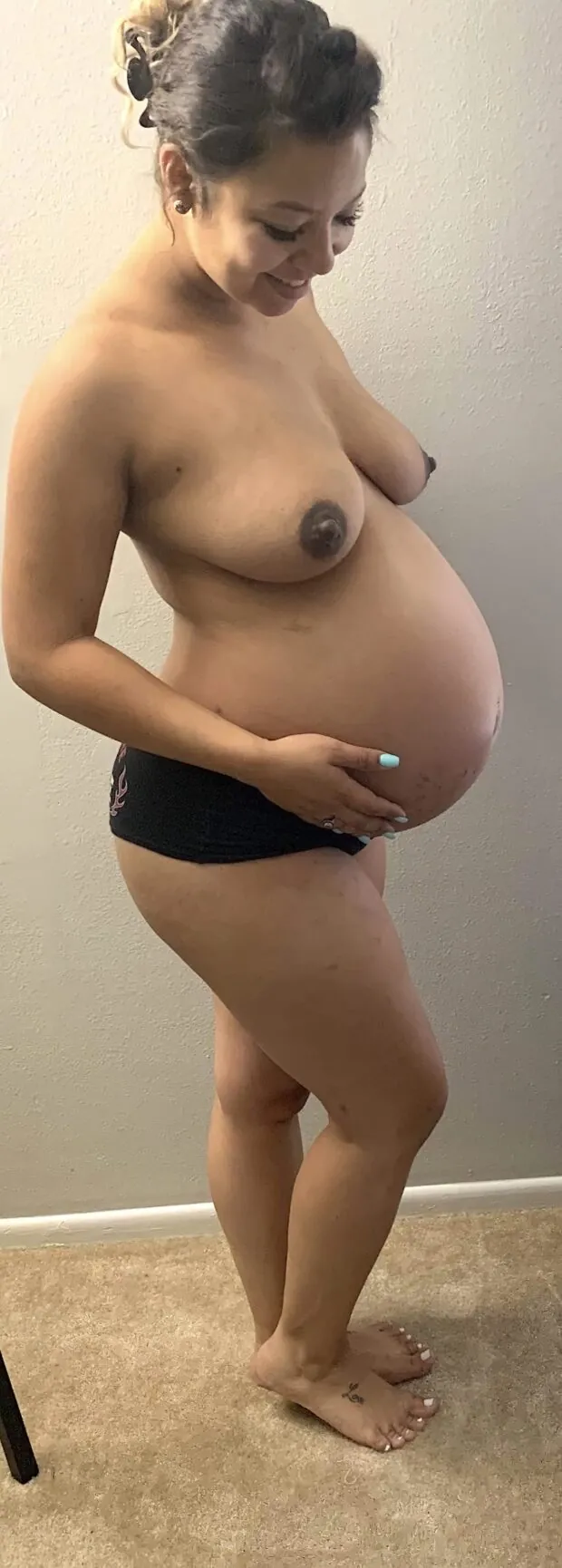 50 Fotos de Mulheres Grávidas Peladas